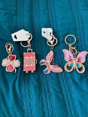 Summer Bag Charms in Gold Tone. Substantial in size. One Per Purchase.